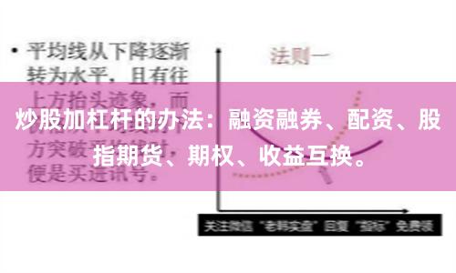 炒股加杠杆的办法:融资融券、配资、股指期货、期权、收益互换。